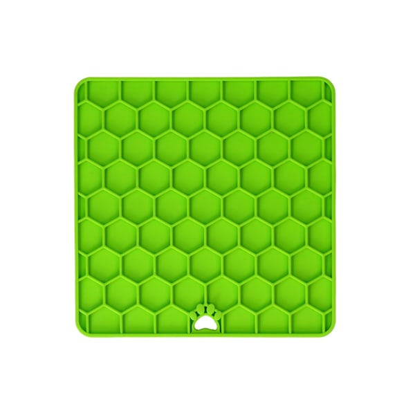 Ät Långsamt Lev Längre Lick Mat Honeycomb Green