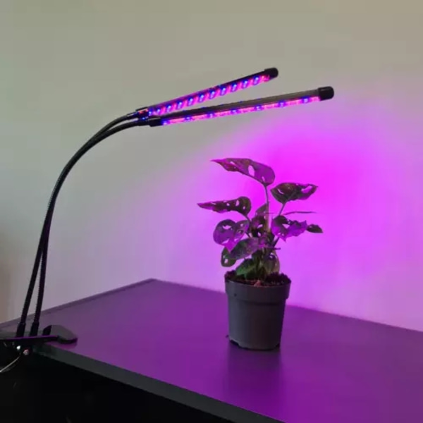 Lampa 20 LED 2st för växttillväxt Gardlov 19241