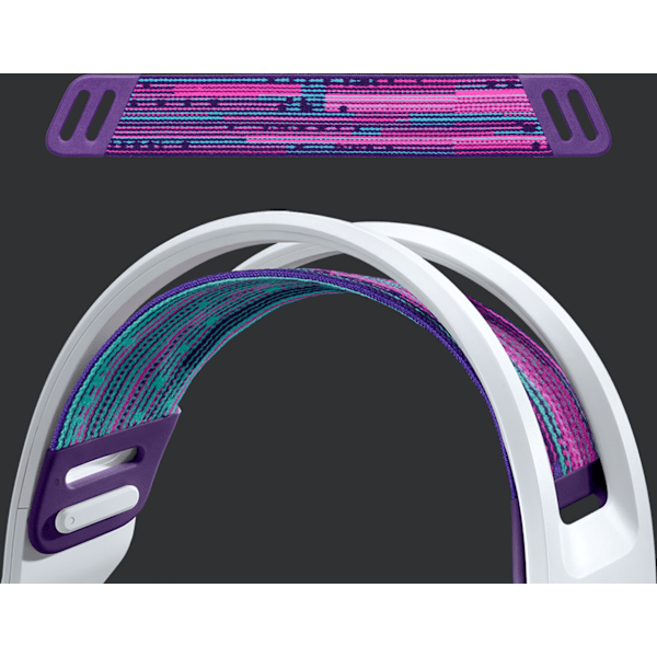 Logitech G733 Lightspeed - langattomat pelikuulokkeet, valkoinen