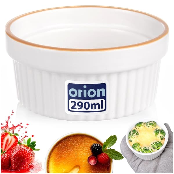 Keraaminen ramekin 11,5 cm, 290 ml – uunin- ja mikroaaltouunin kestävä