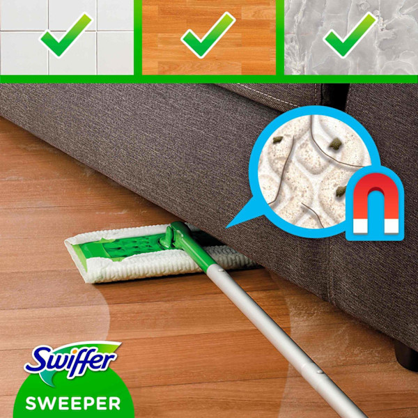 Sweeper Starter Kit 1 Rengøringsmoppe, tør og våd