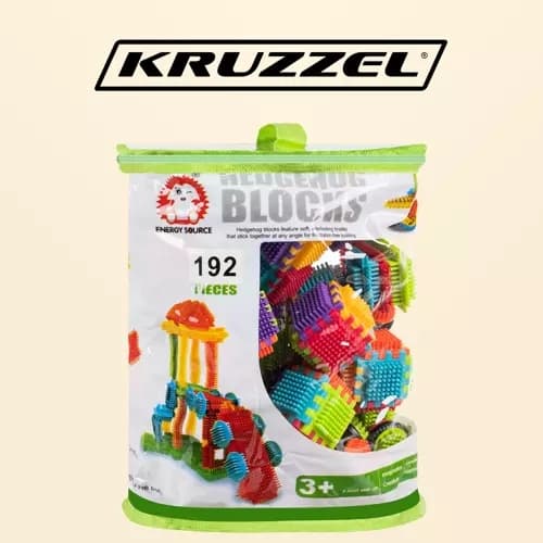 Byggblock - igelkottar 192st. Kruzzel 20376