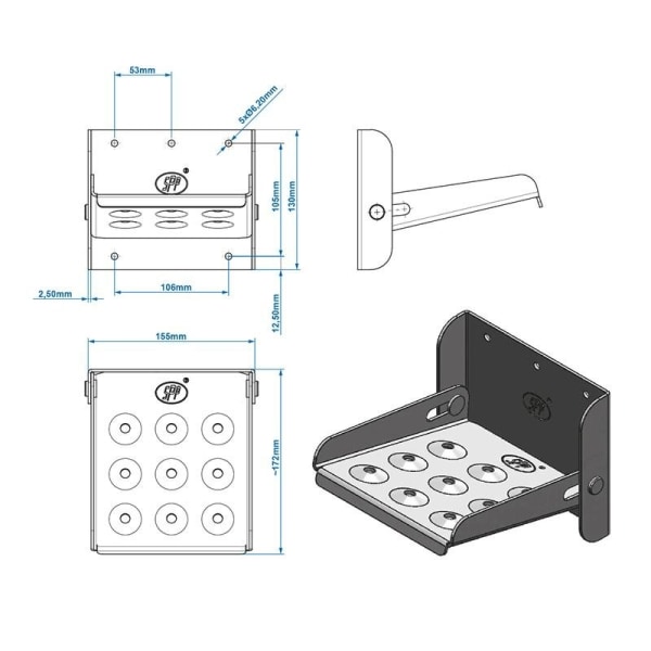 Fotsteg fällbar SPP SP-01