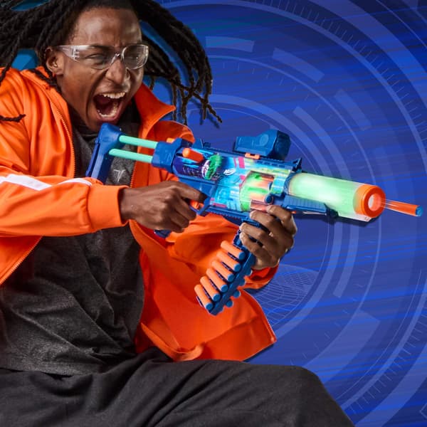 Nerf Loadout Cyberlight Ghost Blaster med LED-lys
