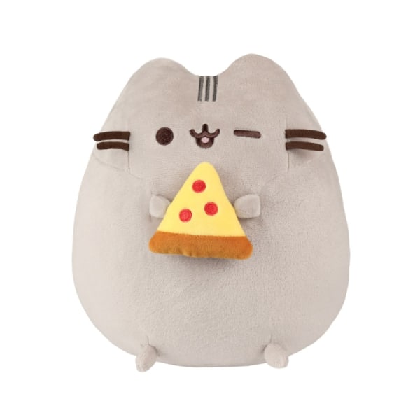 Pusheen - Plyschmaskot med pizza 24 cm