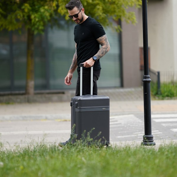 Medium Hard Travel Resväska Solier Nokiro 24' M - Mörkgrå