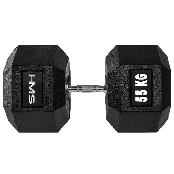 Hex Hantel 55 kg – Slitstark, mångsidig styrketräning