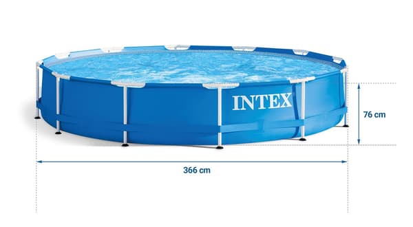 Ramme havepool 366 x 76 cm INTEX 28210