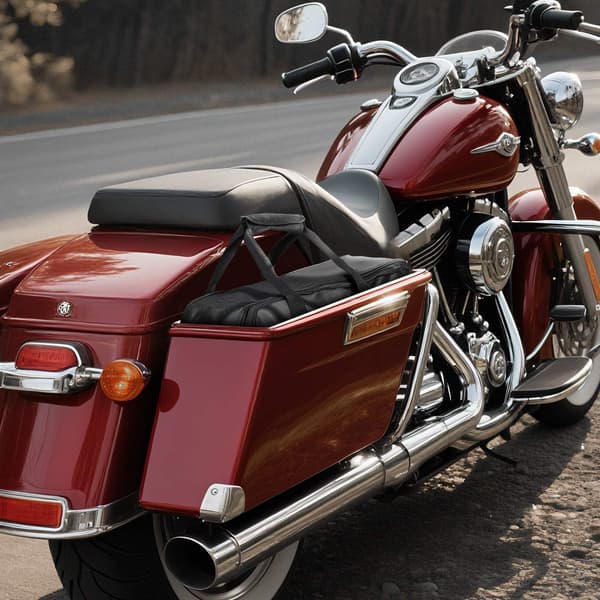 Motorcykel sadeltaskeforingstaske – 18L indsats, sort