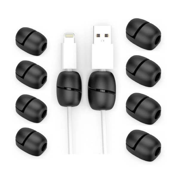 DESIRE2 Deskmate Cable Nuggets Musta 10 kpl
