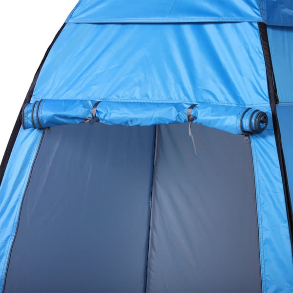 Pop-up campingtelt med bruser, himmelblå, 120x120x190 cm