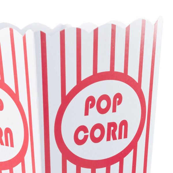 Popcorn-pussit, 72 kpl, punainen/valkoinen