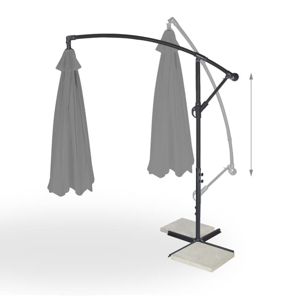 Frithængende parasol 300 cm