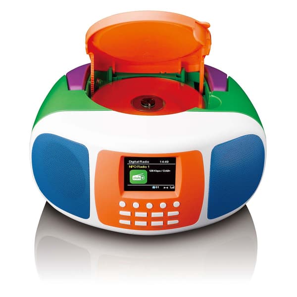 Bärbar DAB+/FM-radio med Bluetooth och CD-spelare