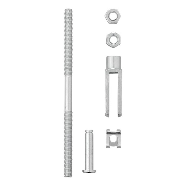 Perävaunun jarrutanko 160mm haarukalla M8
