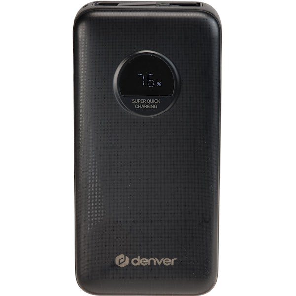 PowerBank 20 000 mAh 65W PD Musta musta
