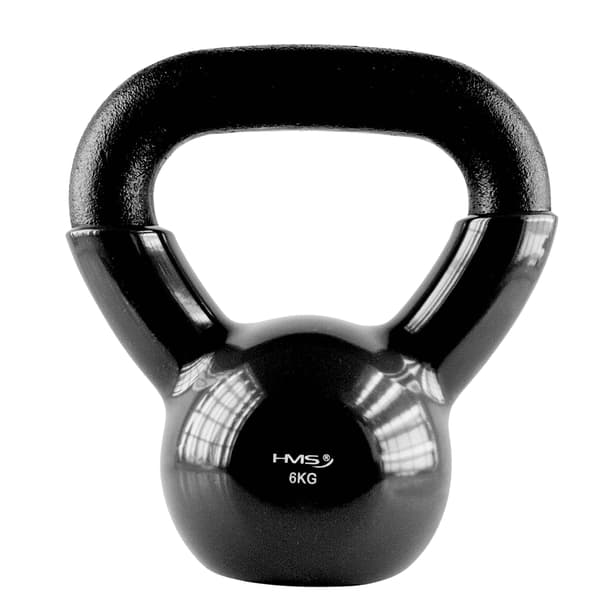 6 kg Støbejern Kettlebell – Sort