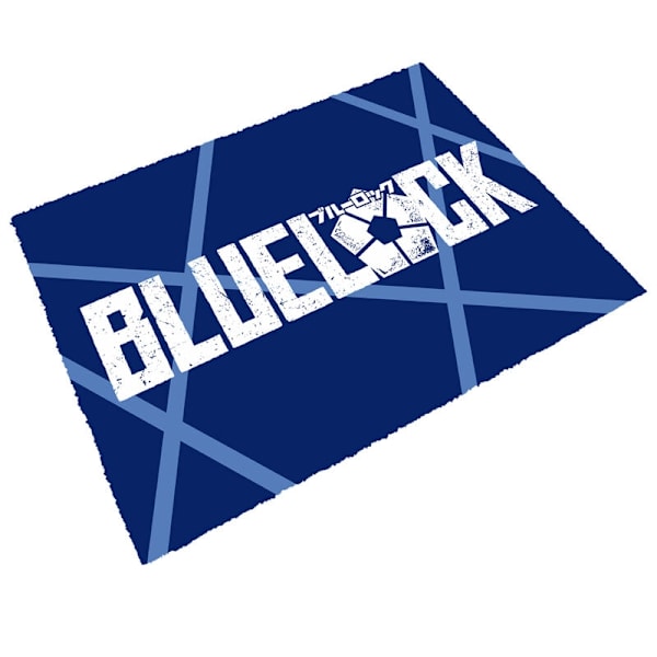 Dörrmattor med Blue Lock-logotyp