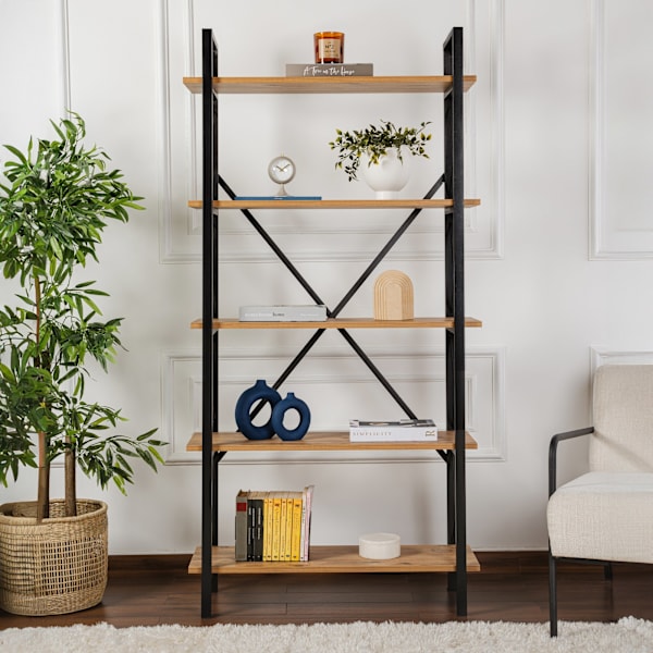 Bogreol Elysian - Atlantic Pine, Sort