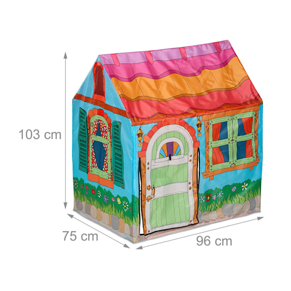 Lek tält hus