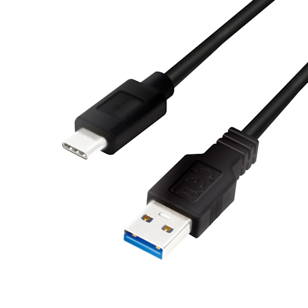 USB-A - USB-C-kaapeli USB 3.2 Gen1 15W 1,5m