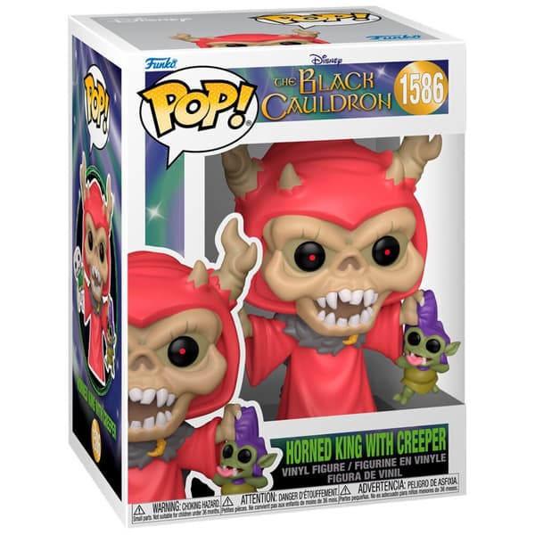 Sort Kedel Hornet Kongefigur med Creeper, Disney samleobjekt