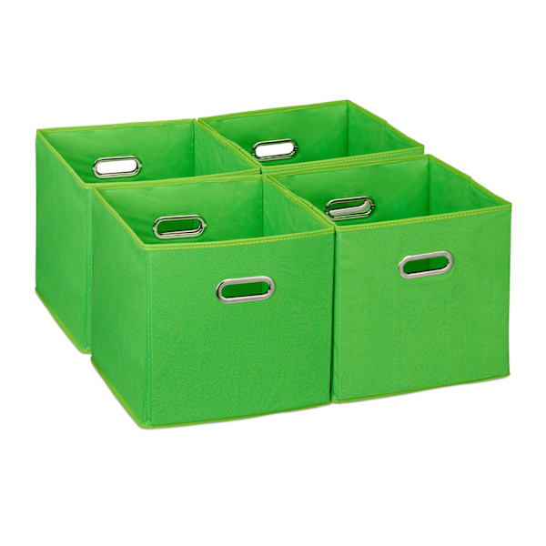 Hopfällbara förvaringskorgar, set med 4 – Organizerboxar