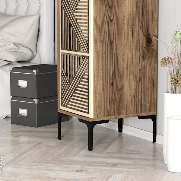 Garderobe Kumsal P - Valnød, Creme