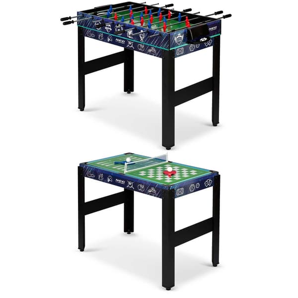 Multispillebord 12i1 106x59x90 cm NS-801 sort