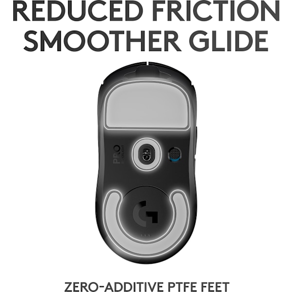Logitech Pro X Superlight - gaming mus, sort