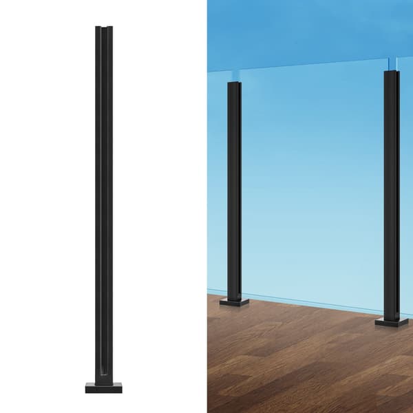 Glasräckestolpe, 10–12 mm, svart