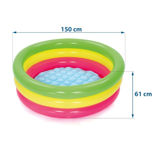 Uppblåsbar pool 70 x 24 cm Bestway 51128