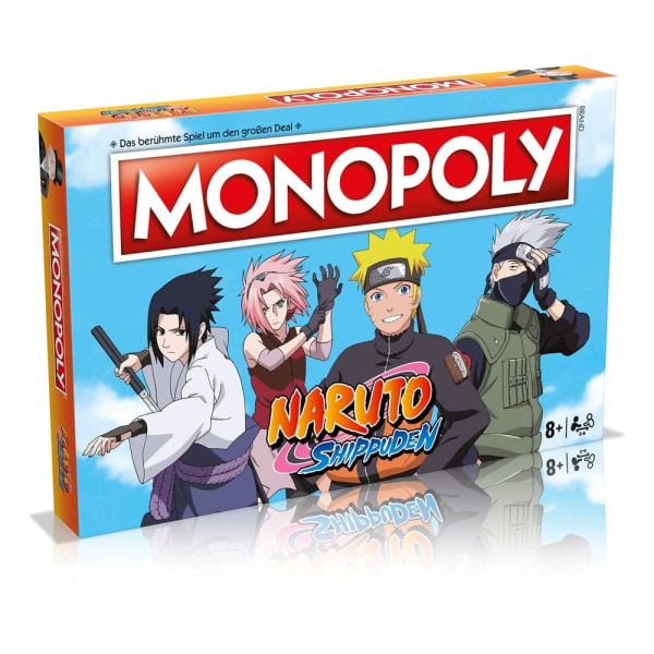 Monopol Brädspel Naruto Shippuden *tysk version*