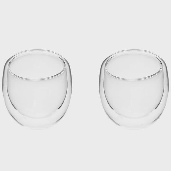 Dobbeltvæggede glas, 20 cl, sæt med 2