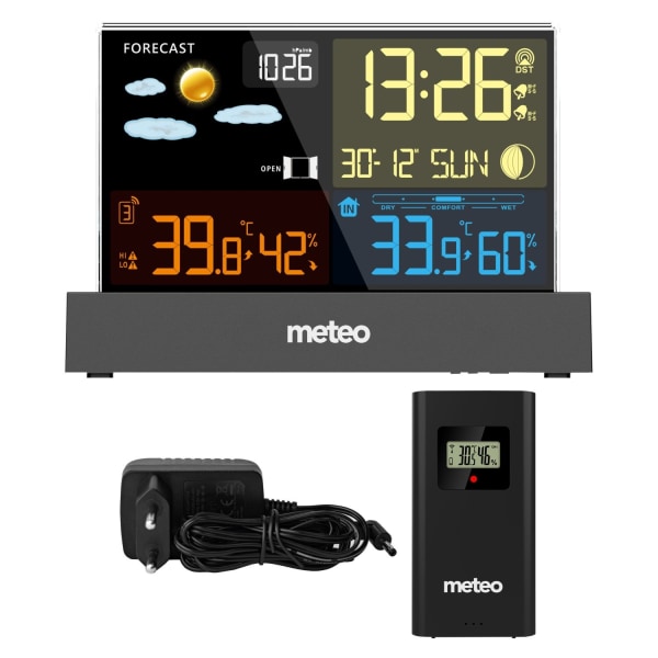 METEO SP110C vejrstation med DCF, sort
