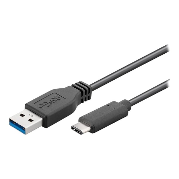 MicroConnect - USB-kaapeli - 24-nastainen USB-C (uros) USB-tyyppiin A (uros) - USB 3.2 Gen 2 - 3 A - 50 cm