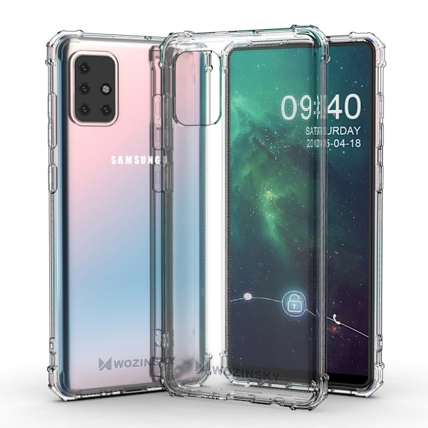 Pansret cover til Samsung Galaxy A72 4G Anti Shock gennemsigtig