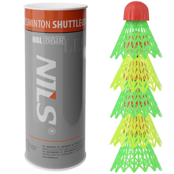 Crossminton Nylon -sulkupallot LEDillä, 5 kpl
