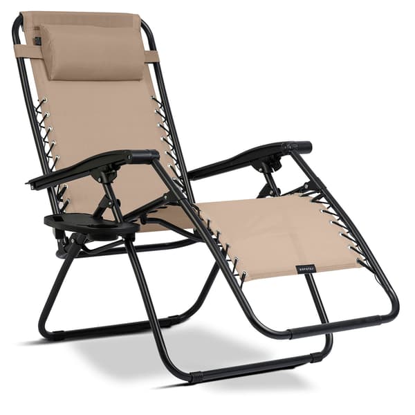 Sammenklappelig haveseng med hynde Sofotel ChillWell beige