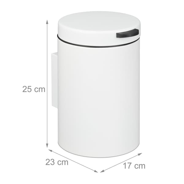 Væghængt badeværelsescontainer 3 liter