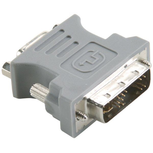 DVI-Adapter DVI-A 12+5p hane - VGA Hona Grå