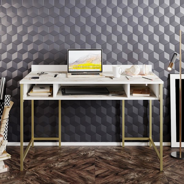 Study Desk Tumata - Guld