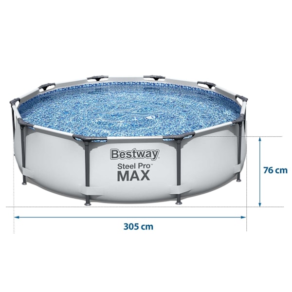 Ramme havepool 305 x 76 cm 4in1 Bestway 56406