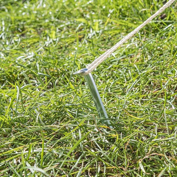 Tältpinne 30cm metall halvrund