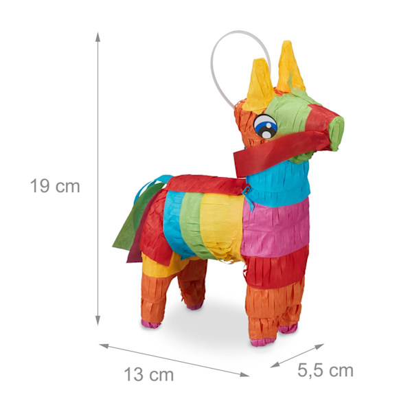 Pinata åsna färgglad