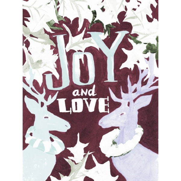 Joy And Love, Claret - 50x70 cm