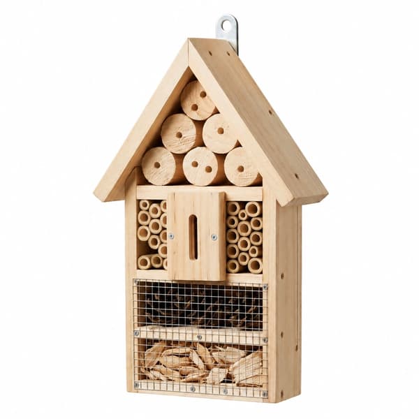 Insekthotelsæt, grantræ og bambus, 30,5 cm