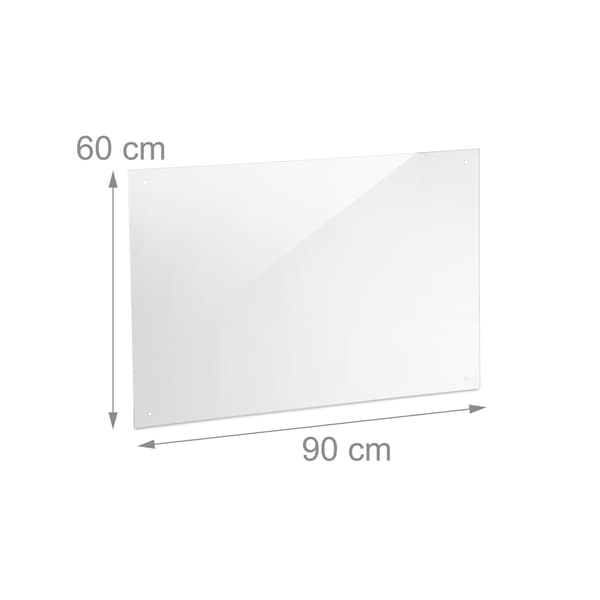 Stænkskærm til køkken 90 cm