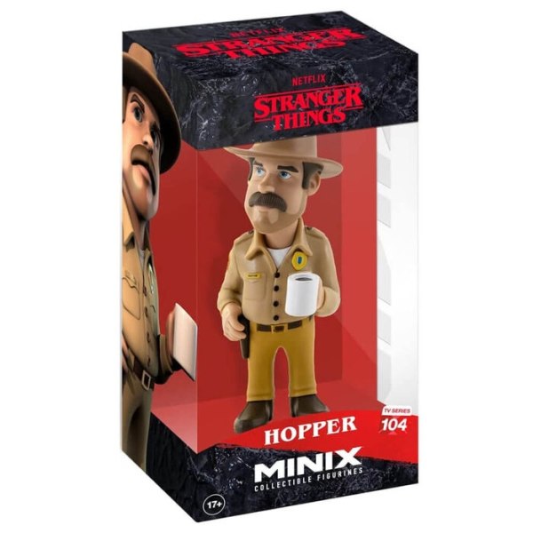 Stranger Things Hopper Minix figur 12 cm