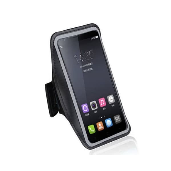 til Ulefone Note 10P (2022) Brassard Armband Housse Néoprène Justerbar - Sort Svart